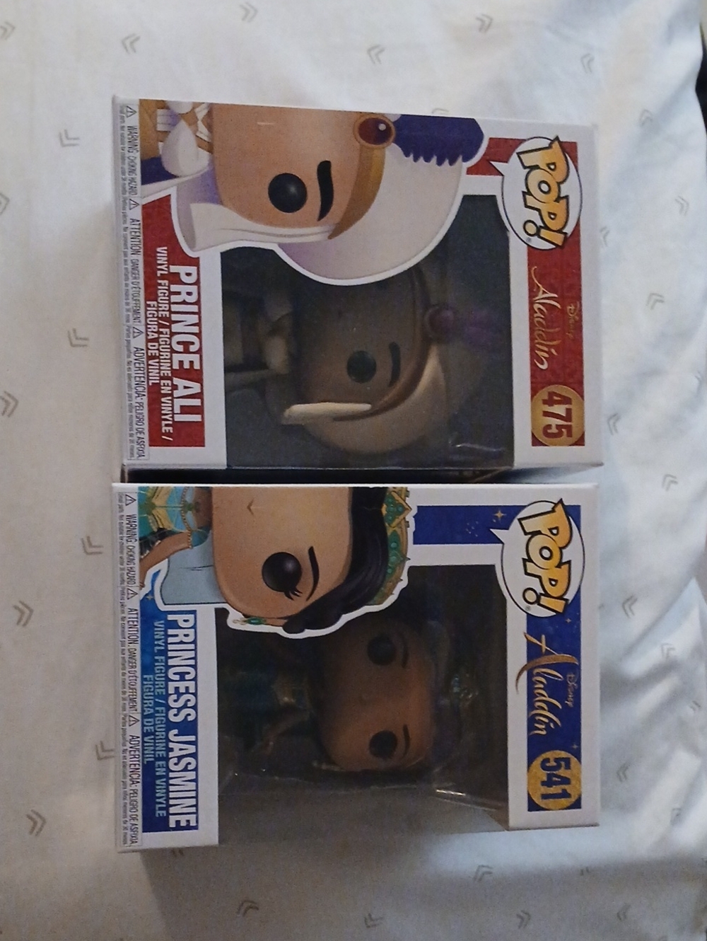 Funko Disney Aladdin Prince Ali & Princess Jasmine (Blue) - 2 Figure Set